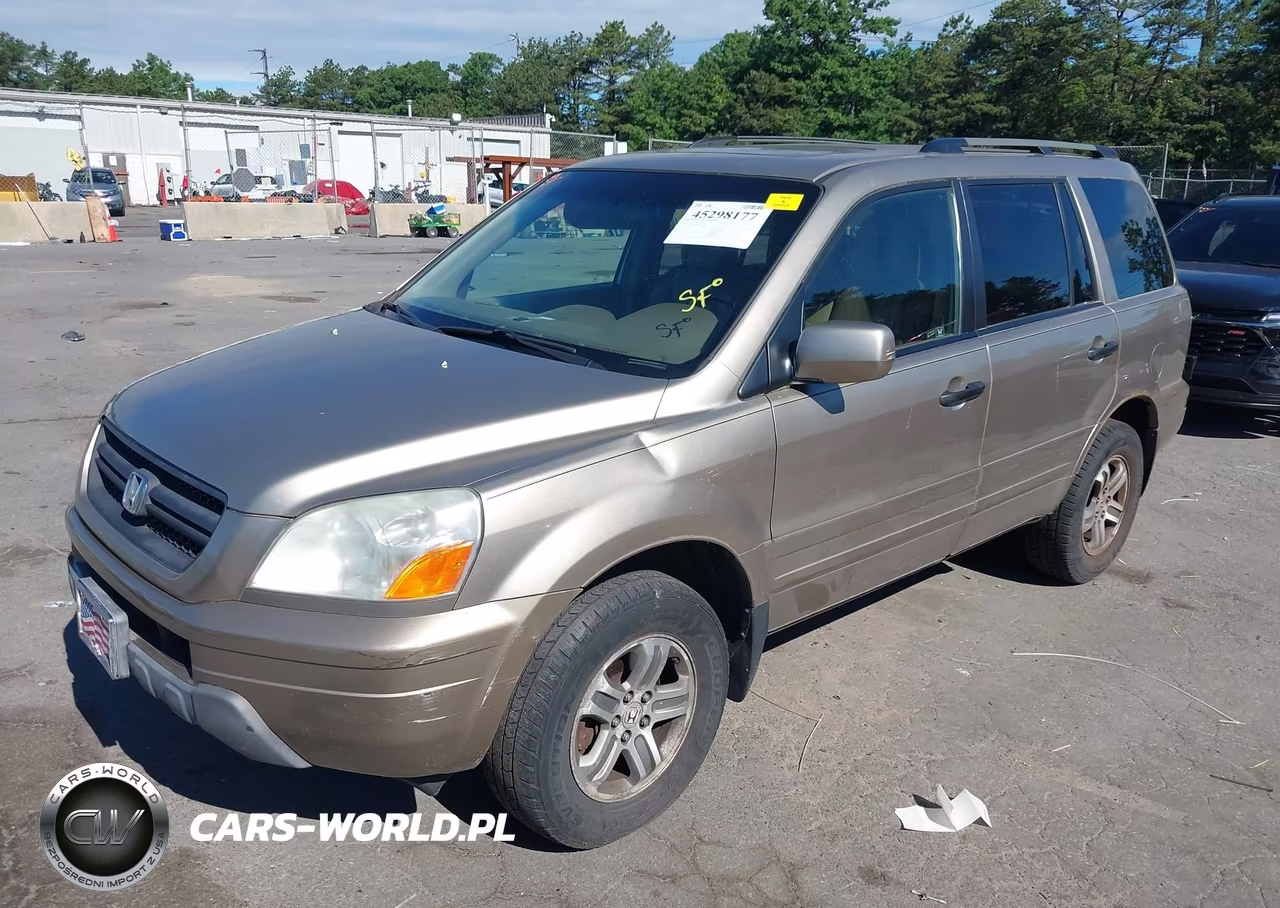 2005 Honda Pilot Ex-L VIN:5FNYF185X5B014567 - 2