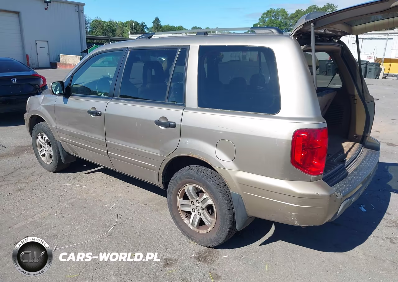 2005 Honda Pilot Ex-L VIN:5FNYF185X5B014567 - 3