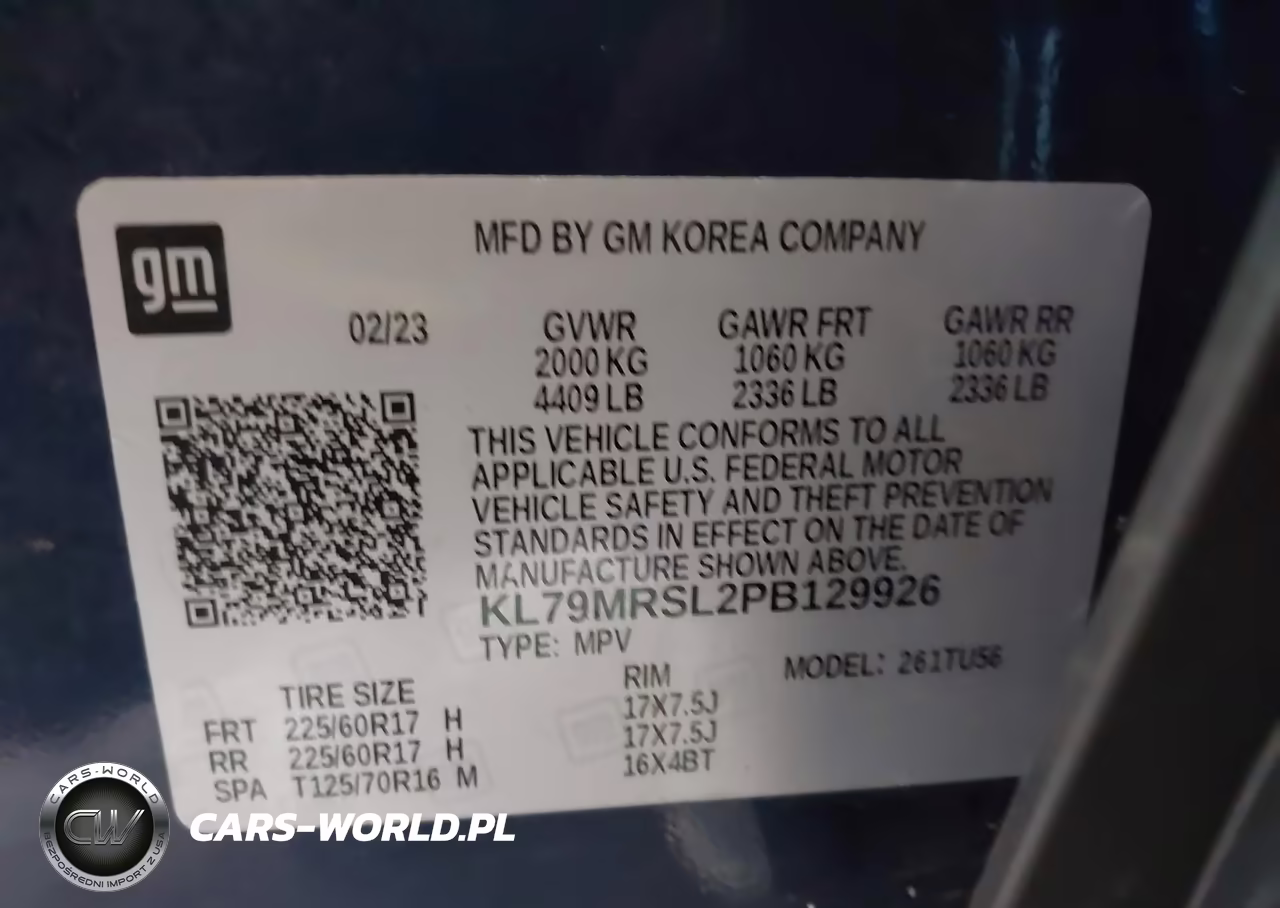 2023 Chevrolet Trailblazer Awd Lt VIN:KL79MRSL2PB129926 - 9
