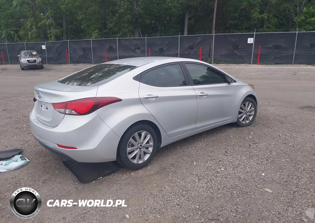 2015 Hyundai Elantra Se VIN:KMHDH4AE6FU342206 - 4