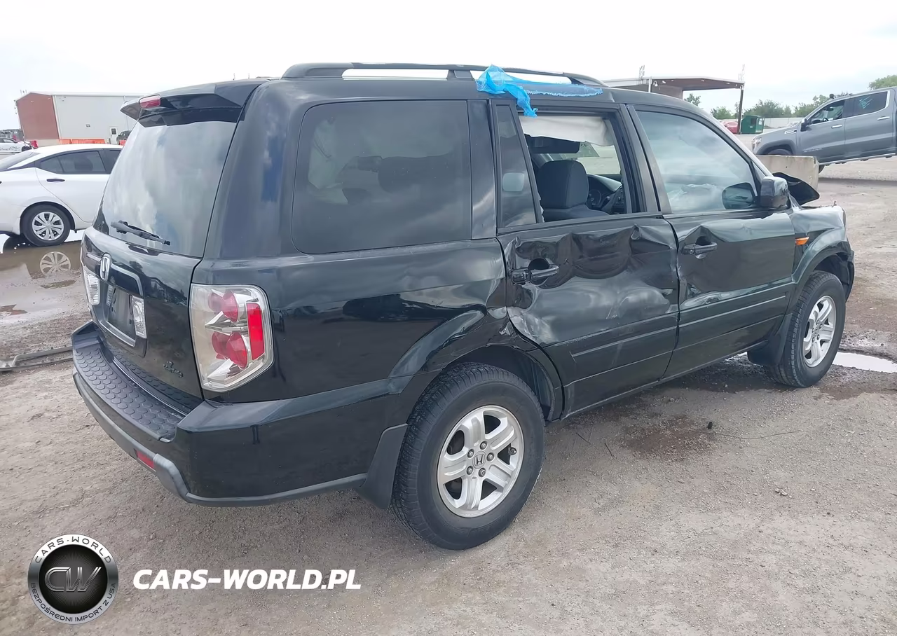 2008 Honda Pilot Vp VIN:5FNYF28228B026292 - 4