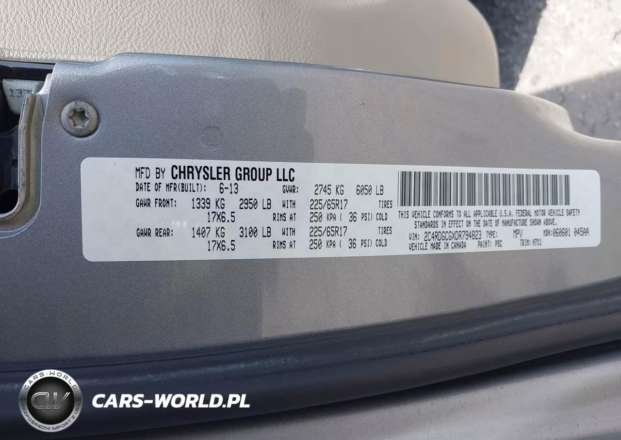 2013 Dodge Grand Caravan Sxt VIN:2C4RDGCGXDR794823 - 9