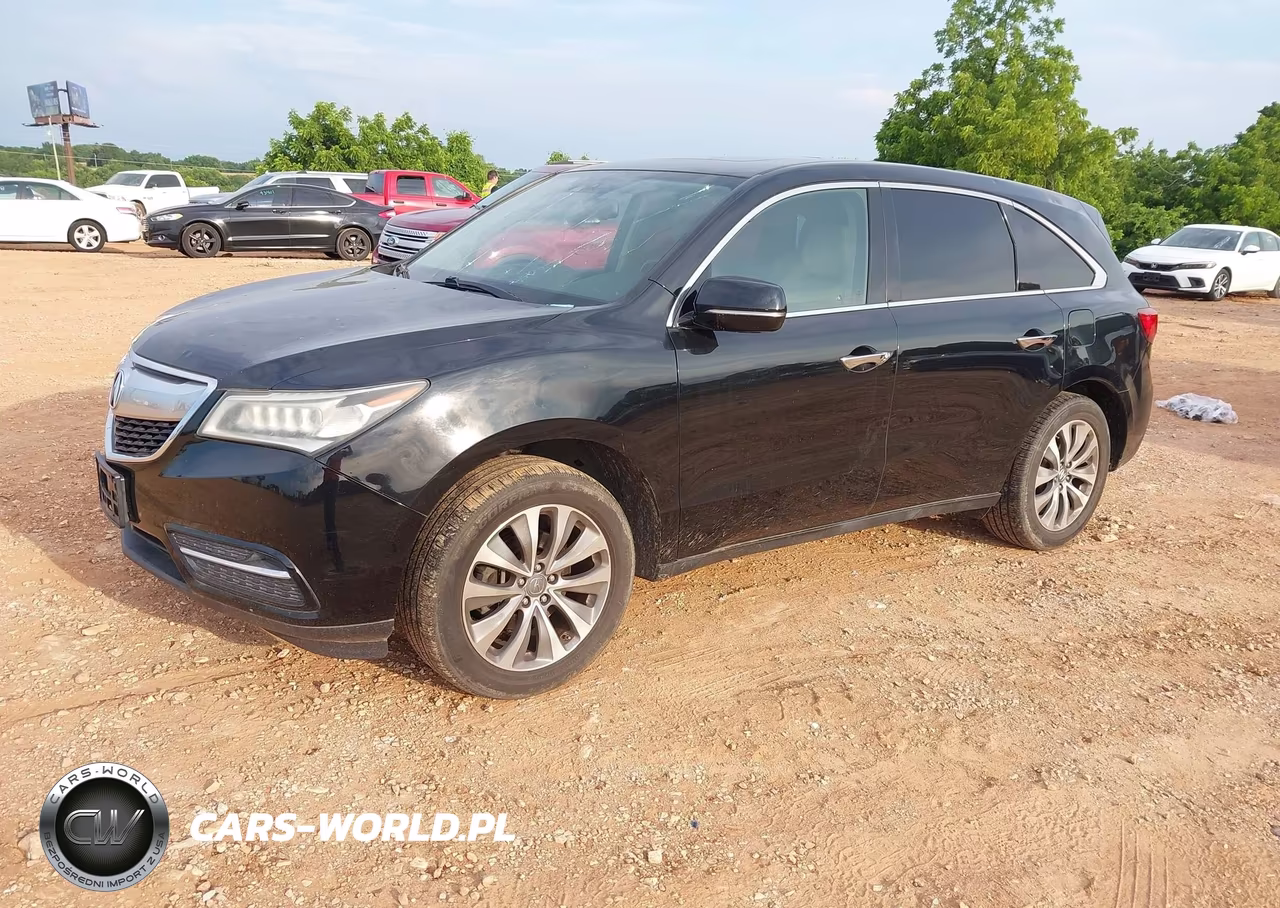 2015 Acura Mdx Technology Package VIN:5FRYD4H43FB006776 - 2