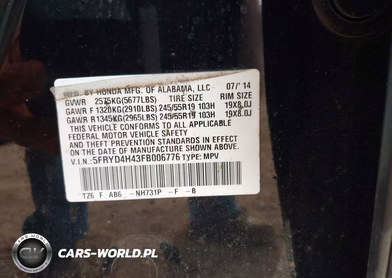 2015 Acura Mdx Technology Package VIN:5FRYD4H43FB006776 - 9