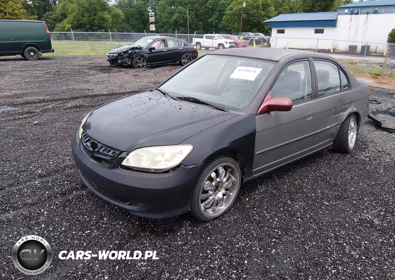 2004 Honda Civic Lx VIN:2HGES16504H643654 - 2