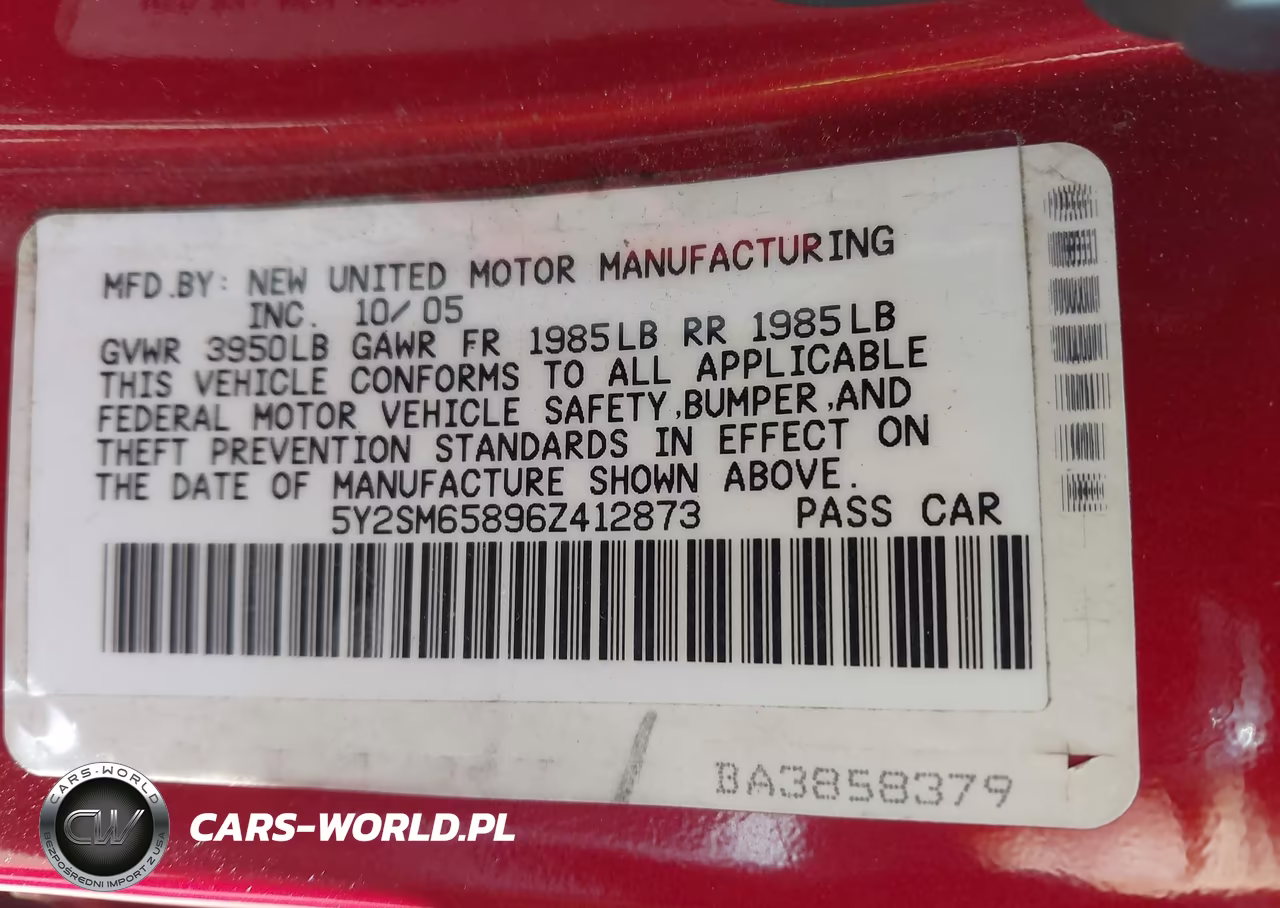 2006 Pontiac Vibe VIN:5Y2SM65896Z412873 - 9