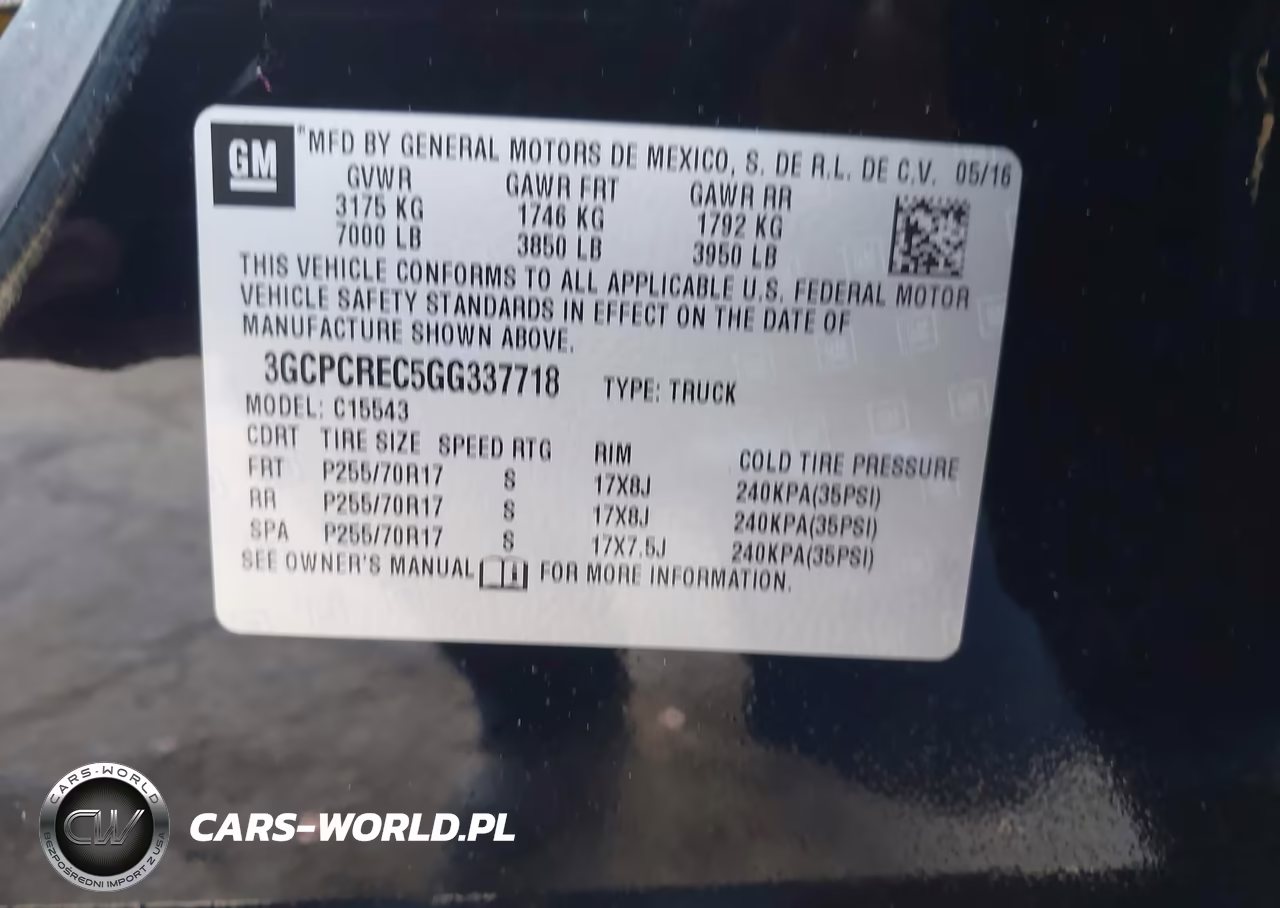 2016 Chevrolet Silverado 1500 1Lt VIN:3GCPCREC5GG337718 - 9
