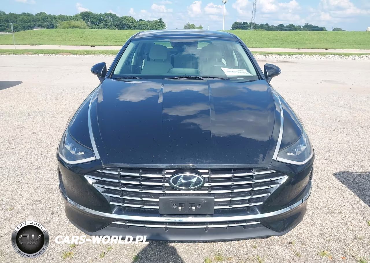 2021 Hyundai Sonata Blue VIN:KMHL24JJ1MA028097 - 16