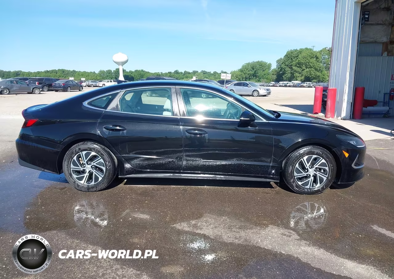 2021 Hyundai Sonata Blue VIN:KMHL24JJ1MA028097 - 17