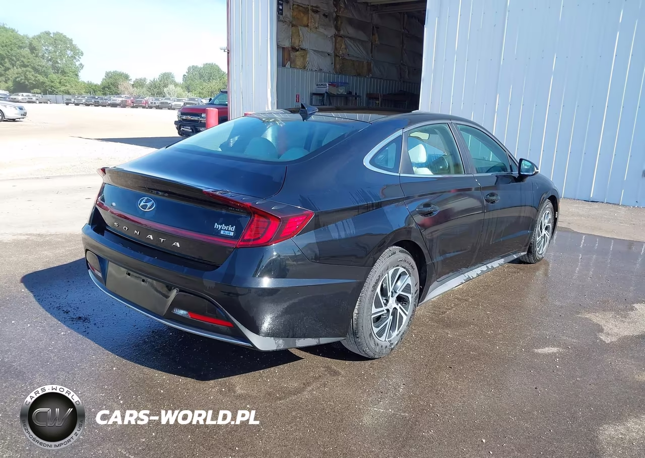 2021 Hyundai Sonata Blue VIN:KMHL24JJ1MA028097 - 4