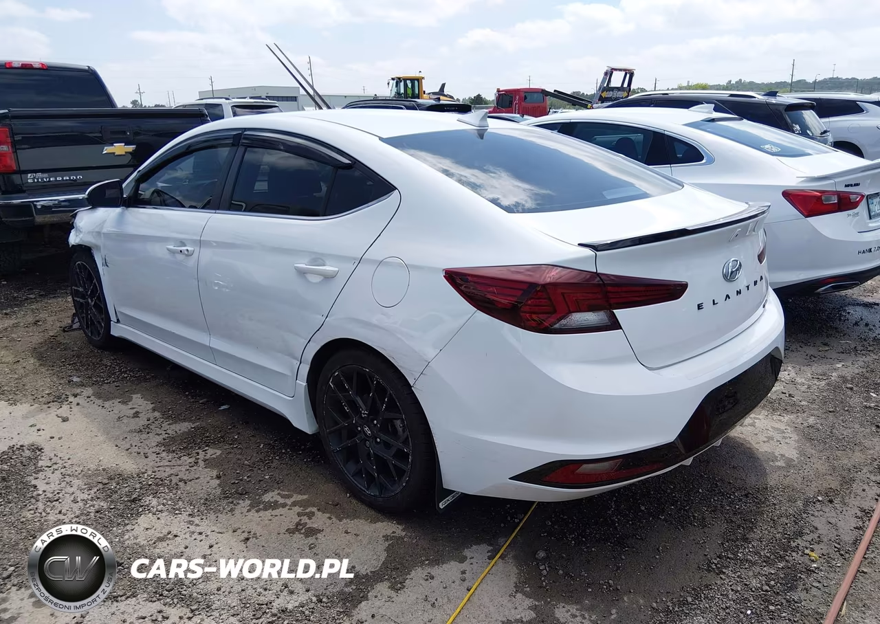 2020 Hyundai Elantra Sport VIN:KMHD04LB6LU957912 - 3
