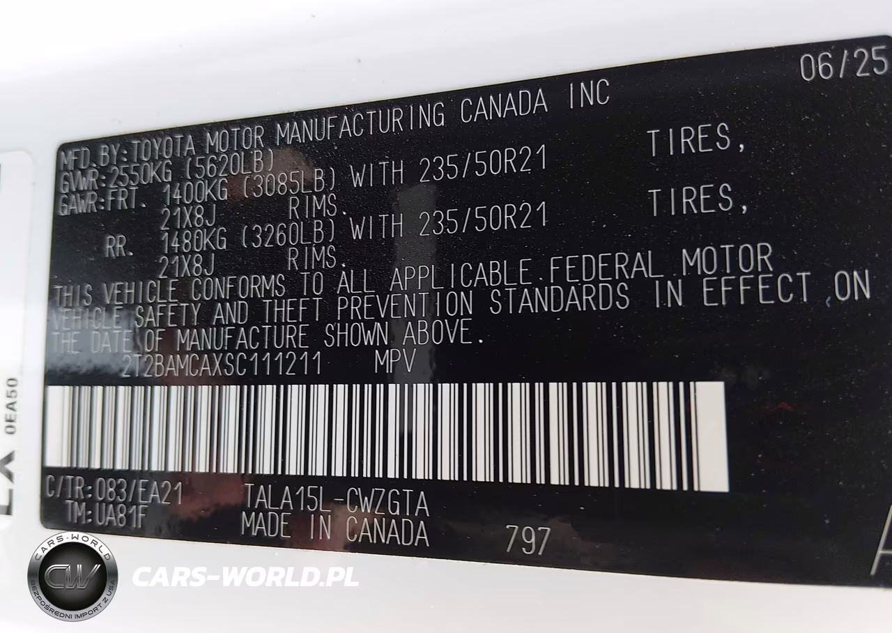 2025 Lexus Rx 350 F Sport Design VIN:2T2BAMCAXSC111211 - 9
