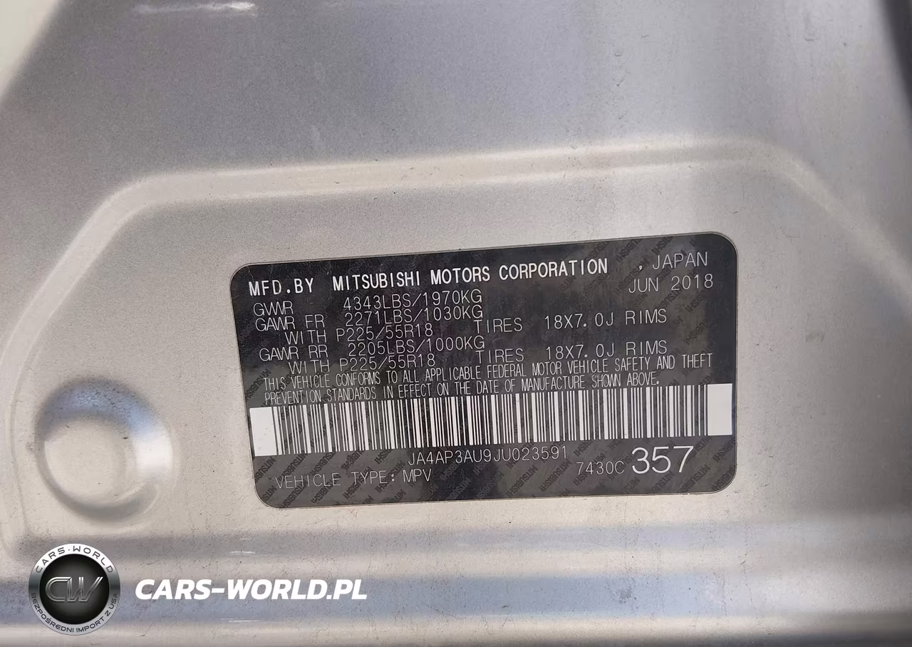 2018 Mitsubishi Outlander Sport 2.0 Es-2.0 Le VIN:JA4AP3AU9JU023591 - 9
