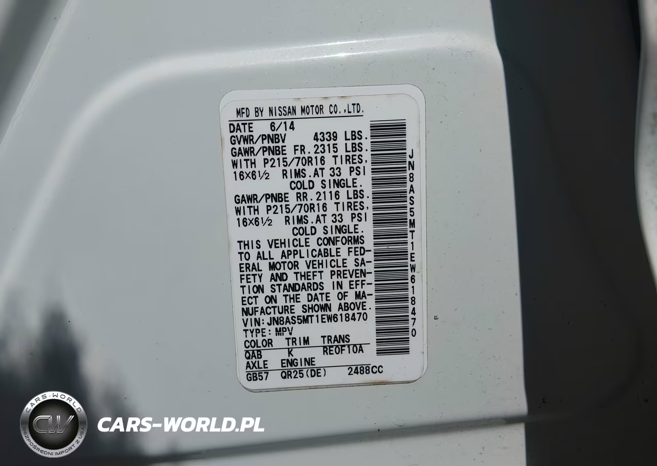 2014 Nissan Rogue Select S VIN:JN8AS5MT1EW618470 - 9