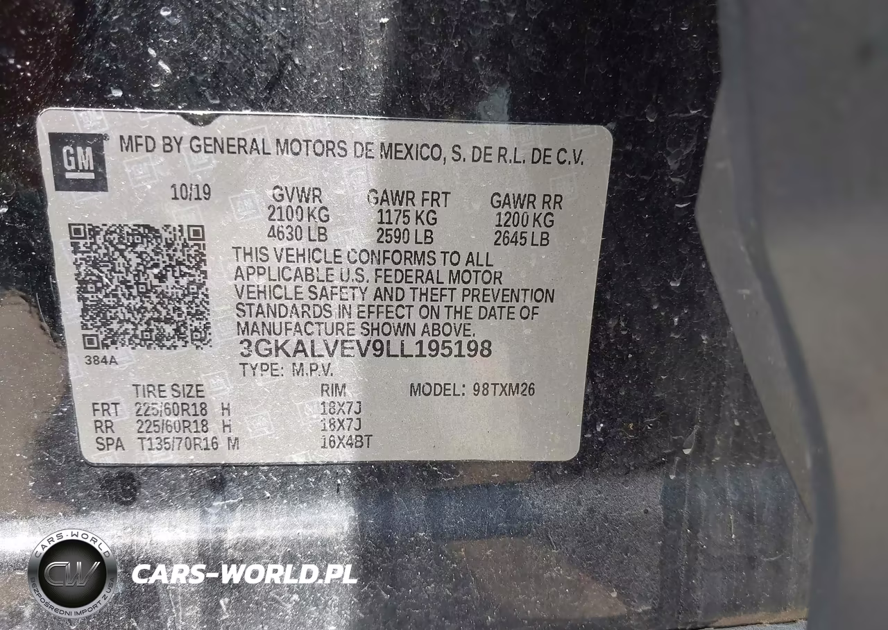 2020 GMC Terrain Awd Slt VIN:3GKALVEV9LL195198 - 9