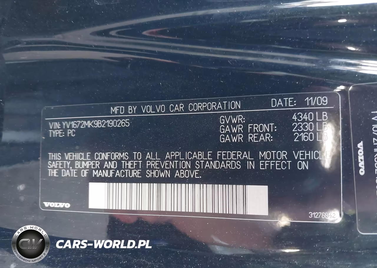 2011 Volvo C30 T5-T5 R-Design VIN:YV1672MK9B2190265 - 9