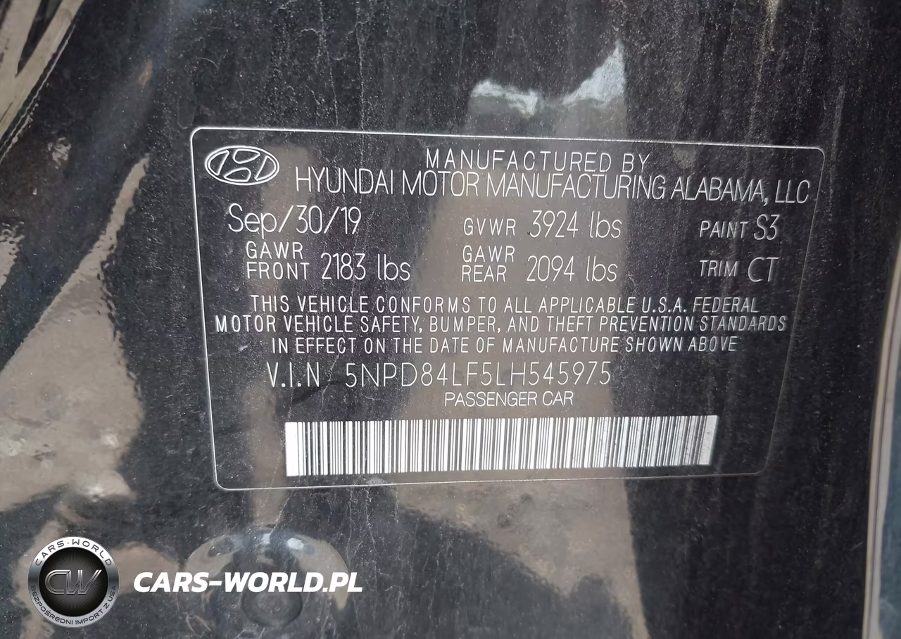 2020 Hyundai Elantra Sel VIN:5NPD84LF5LH545975 - 9