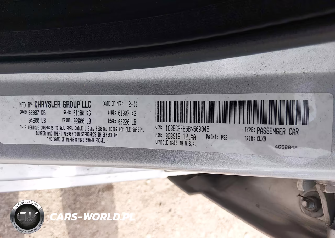 2011 Chrysler 200 Limited VIN:1C3BC2FB5BN500945 - 9