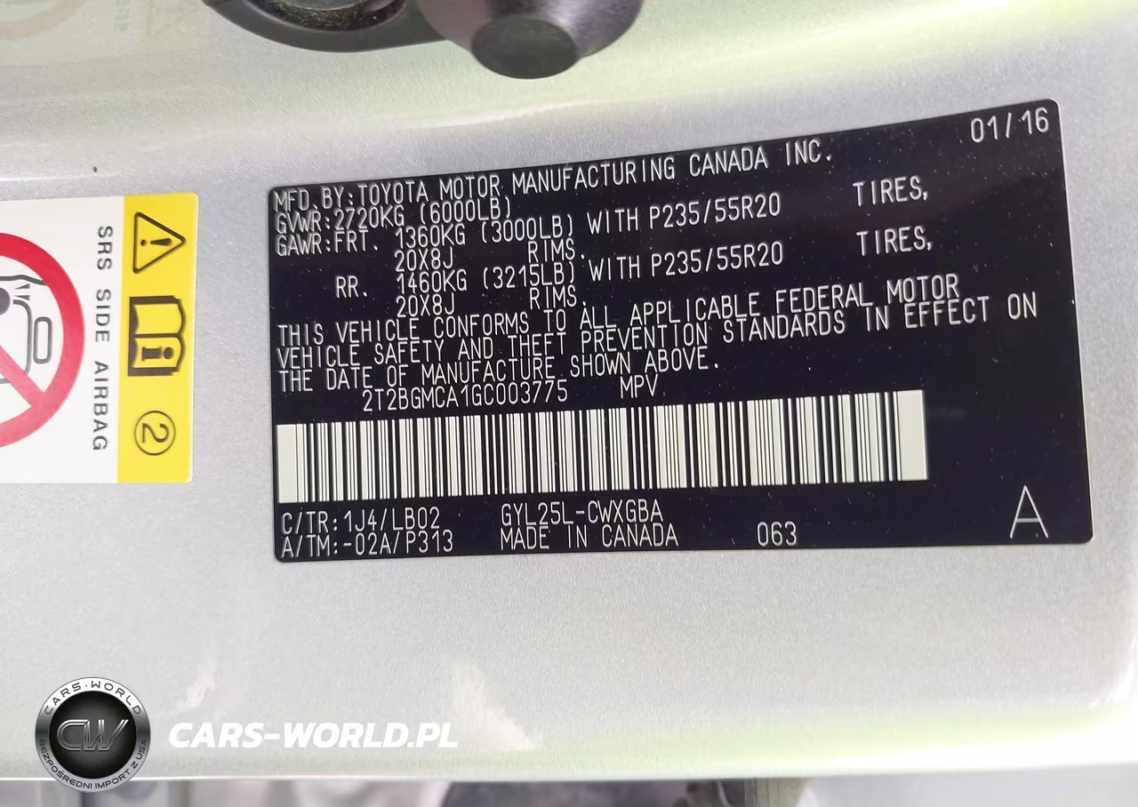 2016 Lexus Rx 450H VIN:2T2BGMCA1GC003775 - 9