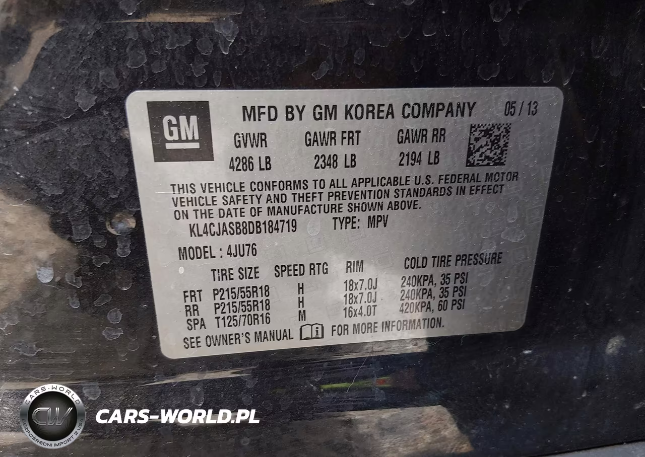 2013 Buick Encore VIN:KL4CJASB8DB184719 - 9