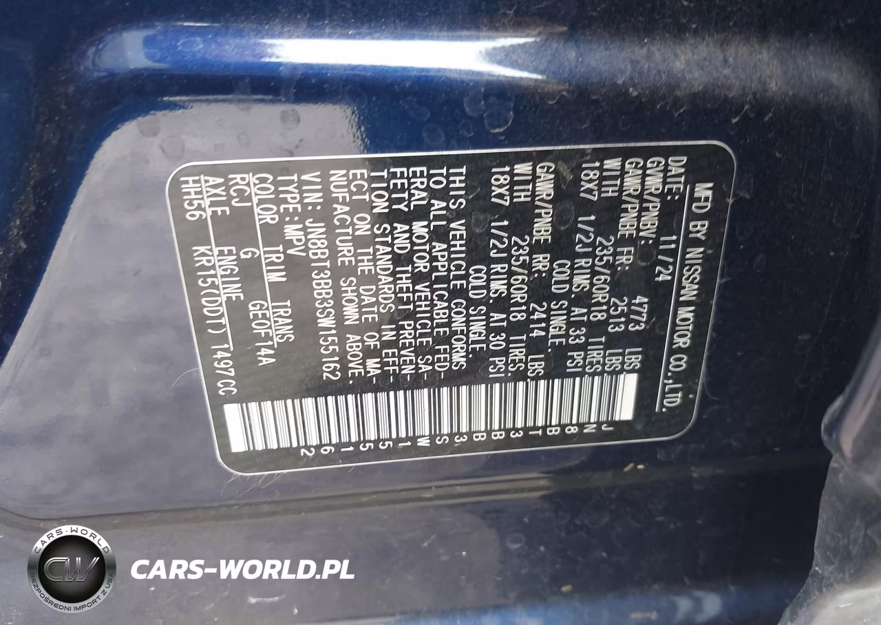 2025 Nissan Rogue Sv Intelligent Awd VIN:JN8BT3BB3SW155162 - 9