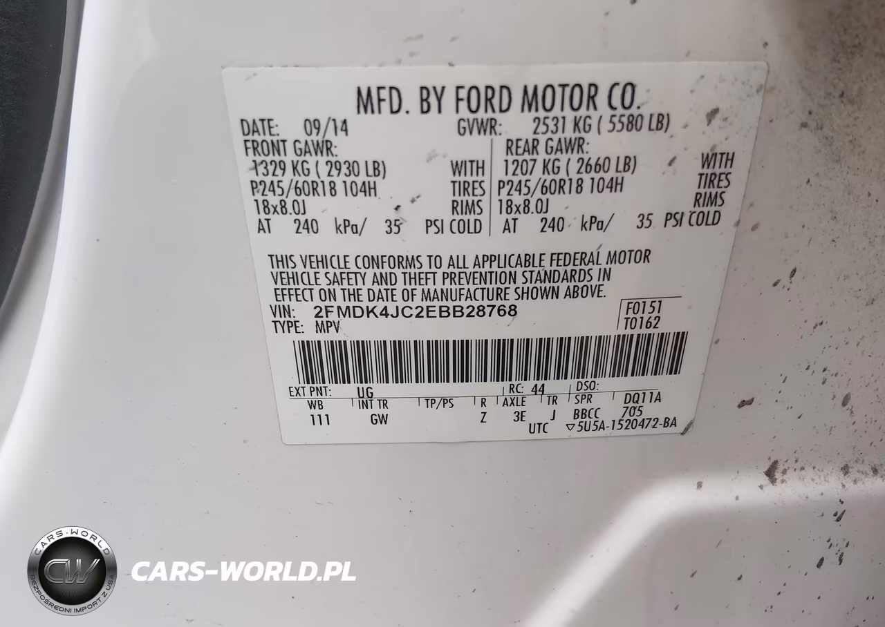 2014 Ford Edge Sel VIN:2FMDK4JC2EBB28768 - 9
