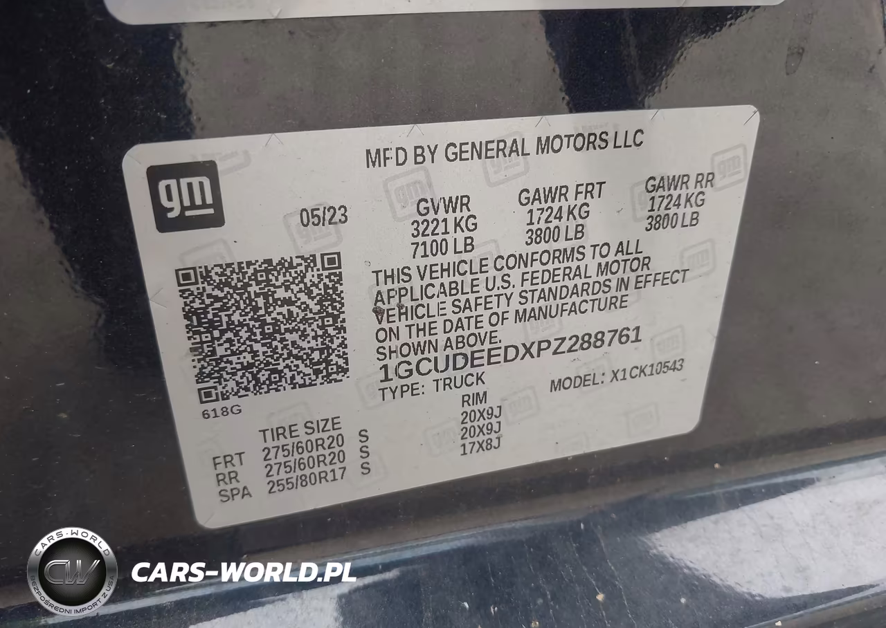 2023 Chevrolet Silverado 1500 4Wd Short Bed Rst VIN:1GCUDEEDXPZ288761 - 9