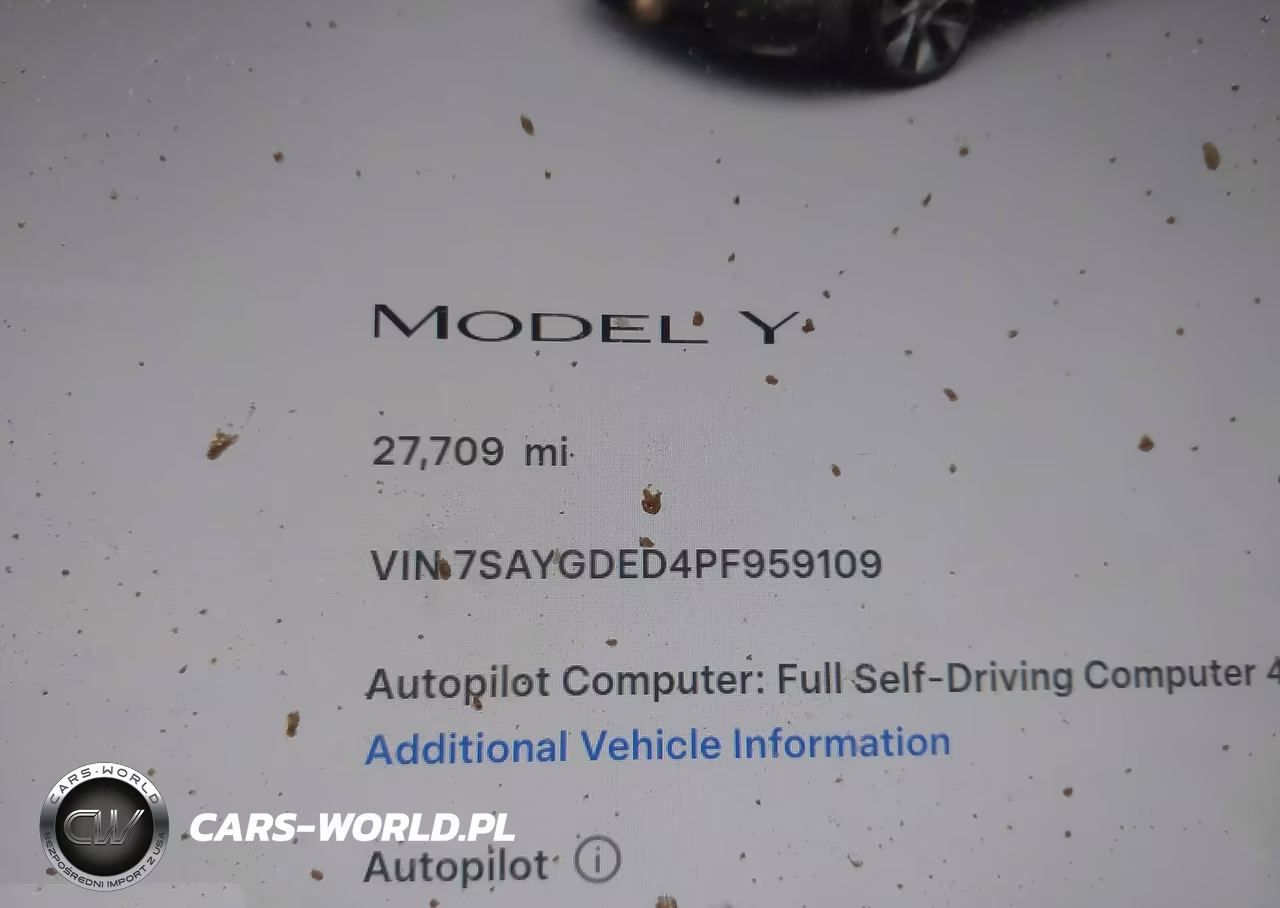 2023 Tesla Model Y Rwd VIN:7SAYGDED4PF959109 - 7