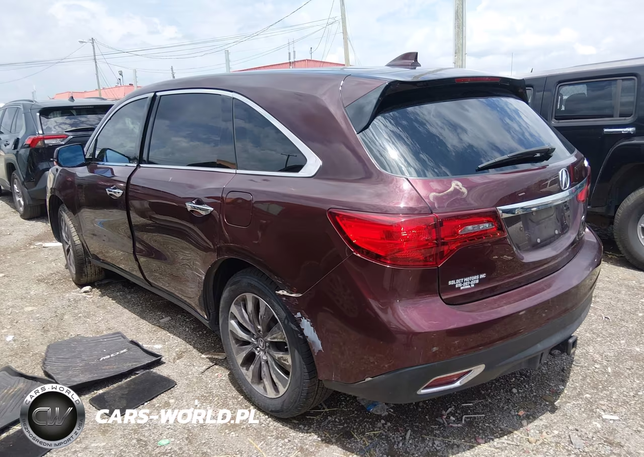2014 Acura Mdx Technology Package VIN:5FRYD3H44EB019092 - 3