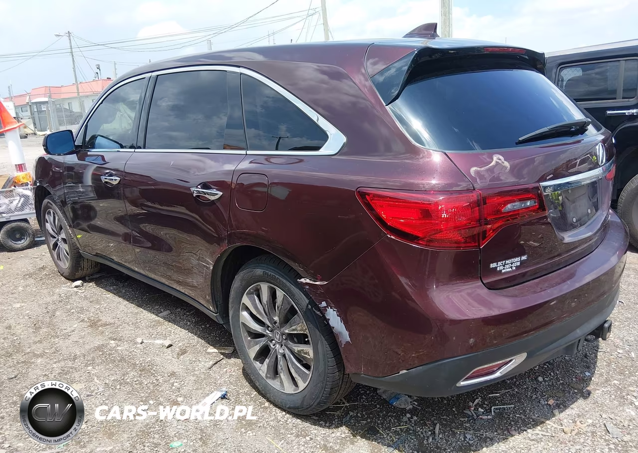 2014 Acura Mdx Technology Package VIN:5FRYD3H44EB019092 - 6