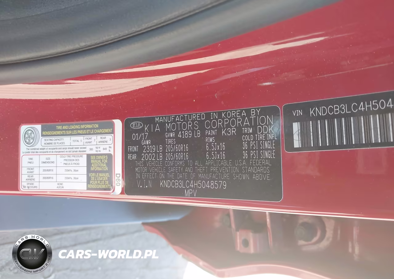 2017 Kia Niro Lx VIN:KNDCB3LC4H5048579 - 9
