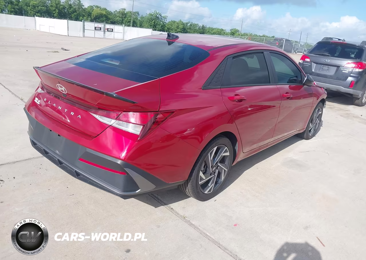 2025 Hyundai Elantra Sel Sport VIN:KMHLM4DG1SU087396 - 4