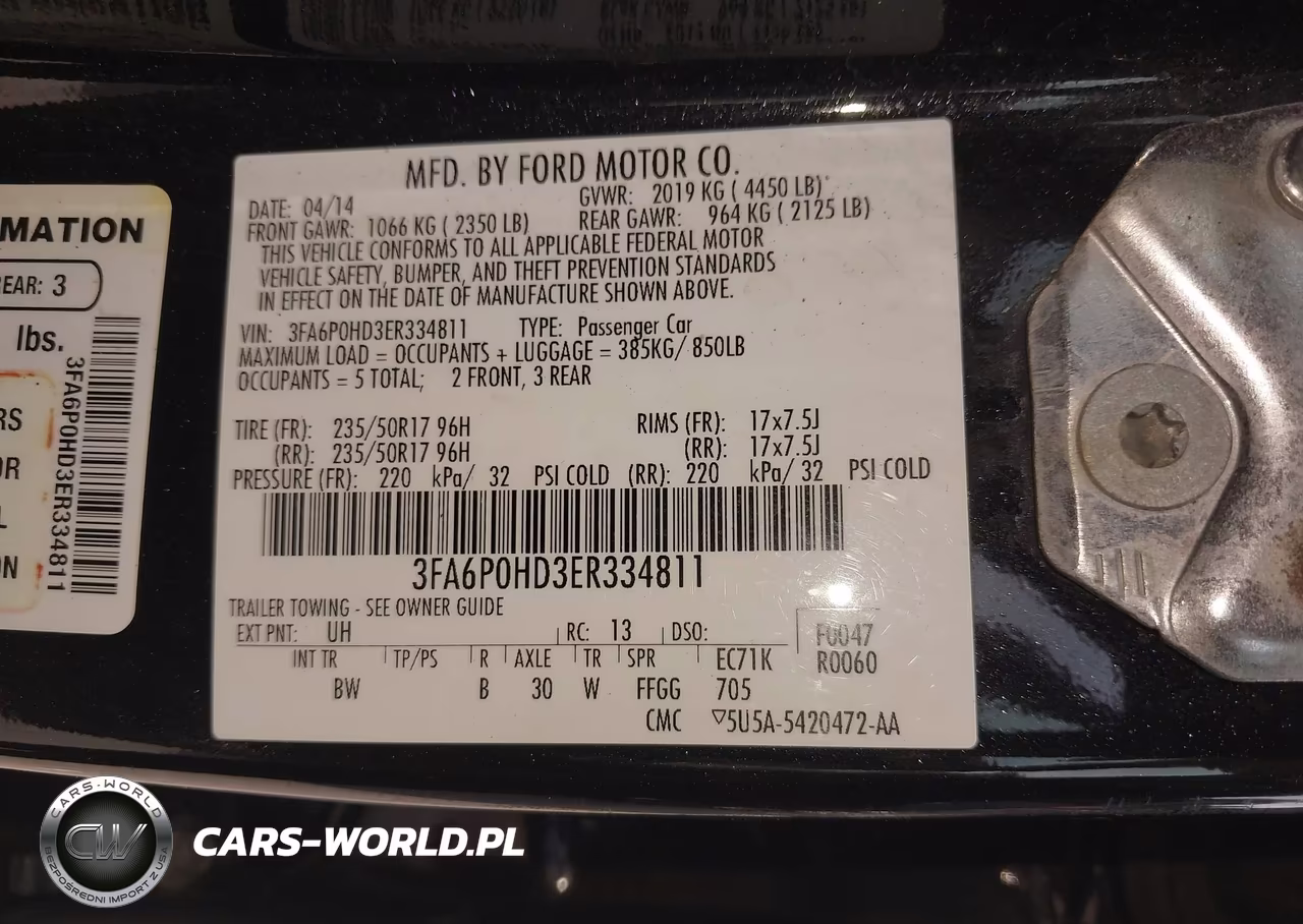 2014 Ford Fusion Se VIN:3FA6P0HD3ER334811 - 9