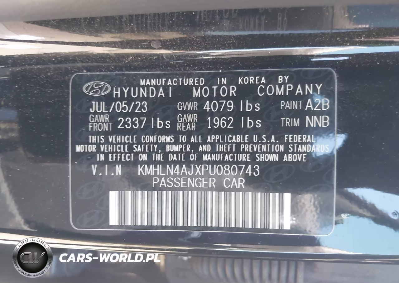2023 Hyundai Elantra Hybrid Limited VIN:KMHLN4AJXPU080743 - 9