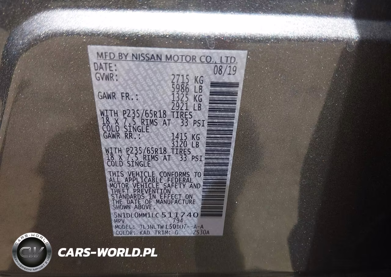 2020 Infiniti Qx60 Luxe Awd VIN:5N1DL0MM1LC511740 - 9