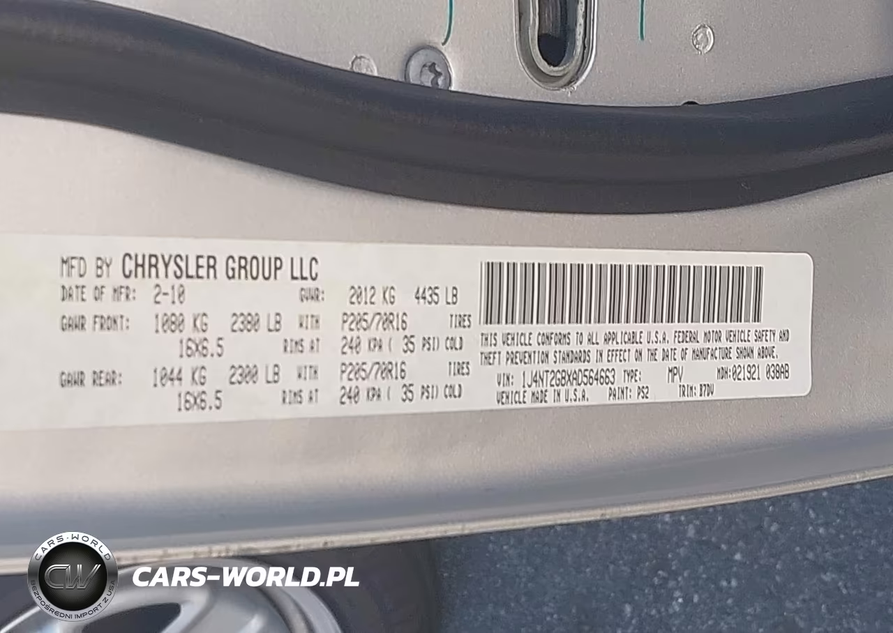 2010 Jeep Patriot Sport VIN:1J4NT2GBXAD564663 - 9