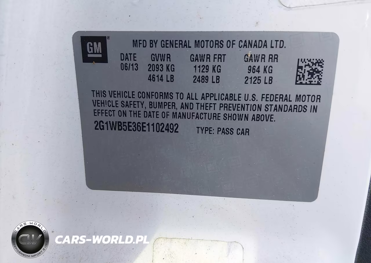 2014 Chevrolet Impala Limited Lt VIN:2G1WB5E36E1102492 - 9