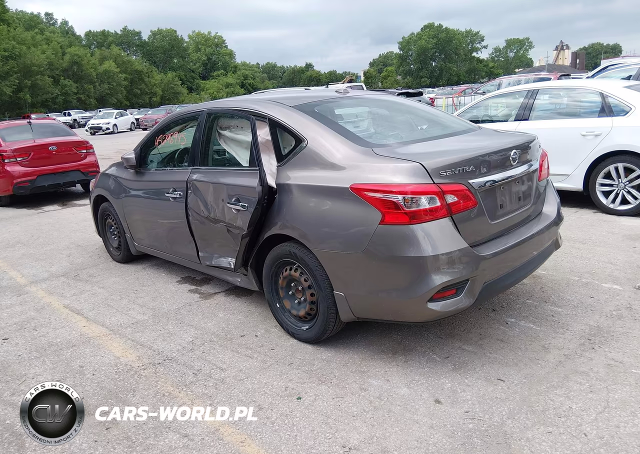 2016 Nissan Sentra Sv VIN:3N1AB7AP8GL655168 - 3