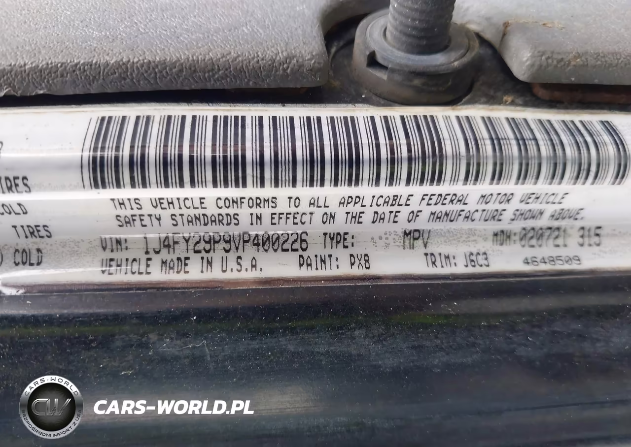 1997 Jeep Wrangler Se VIN:1J4FY29P9VP400226 - 9