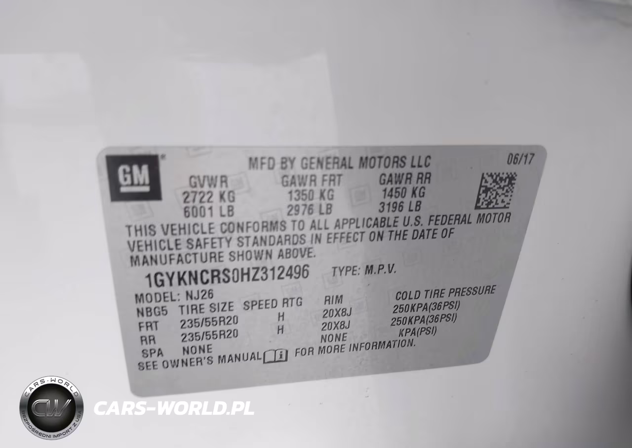2017 Cadillac Xt5 Premium Luxury VIN:1GYKNCRS0HZ312496 - 9