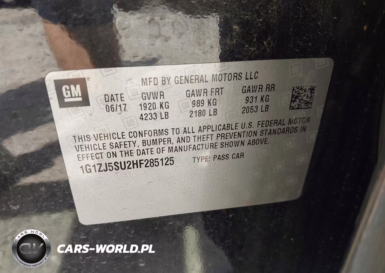 2017 Chevrolet Malibu Hybrid VIN:1G1ZJ5SU2HF285125 - 9