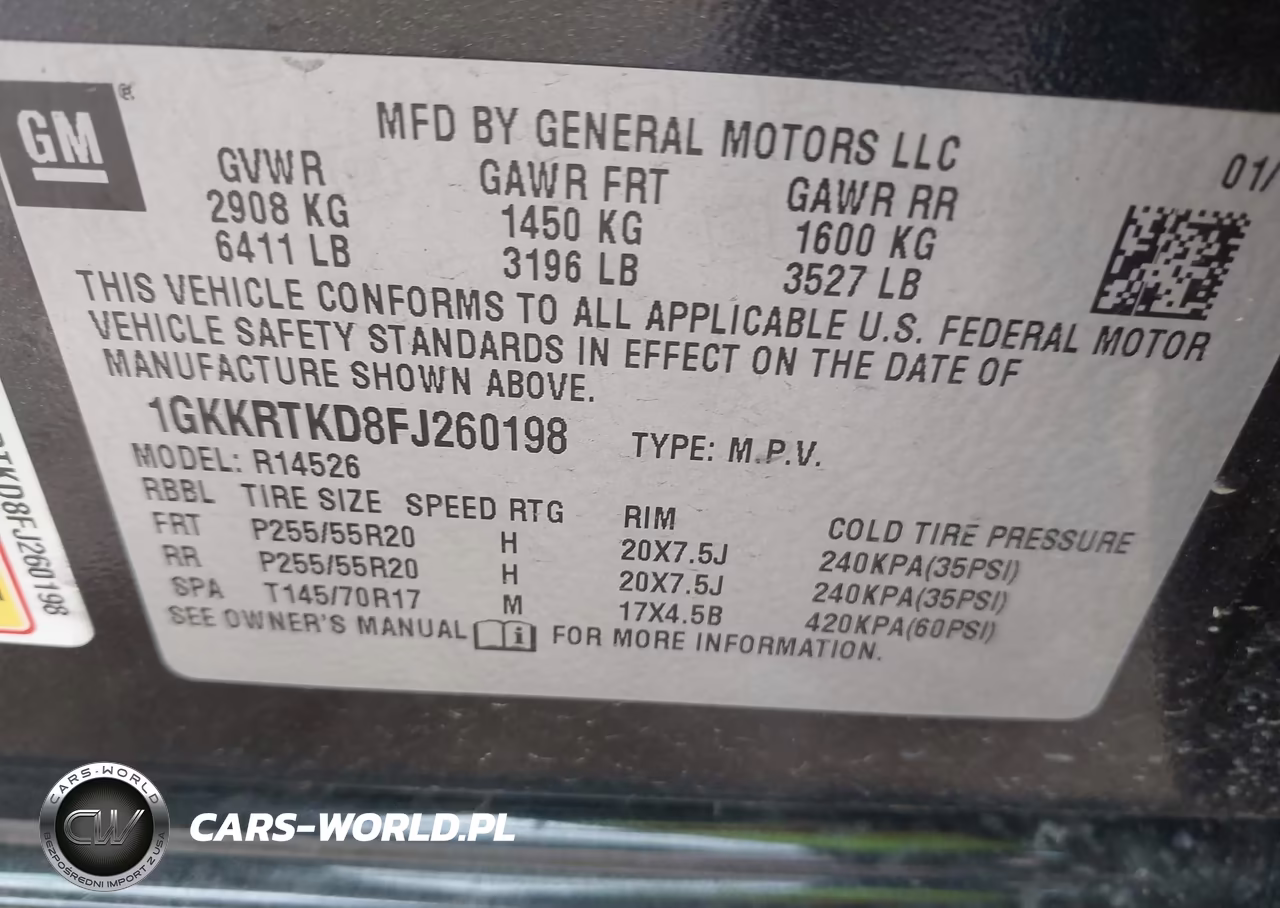 2015 GMC Acadia Denali VIN:1GKKRTKD8FJ260198 - 9