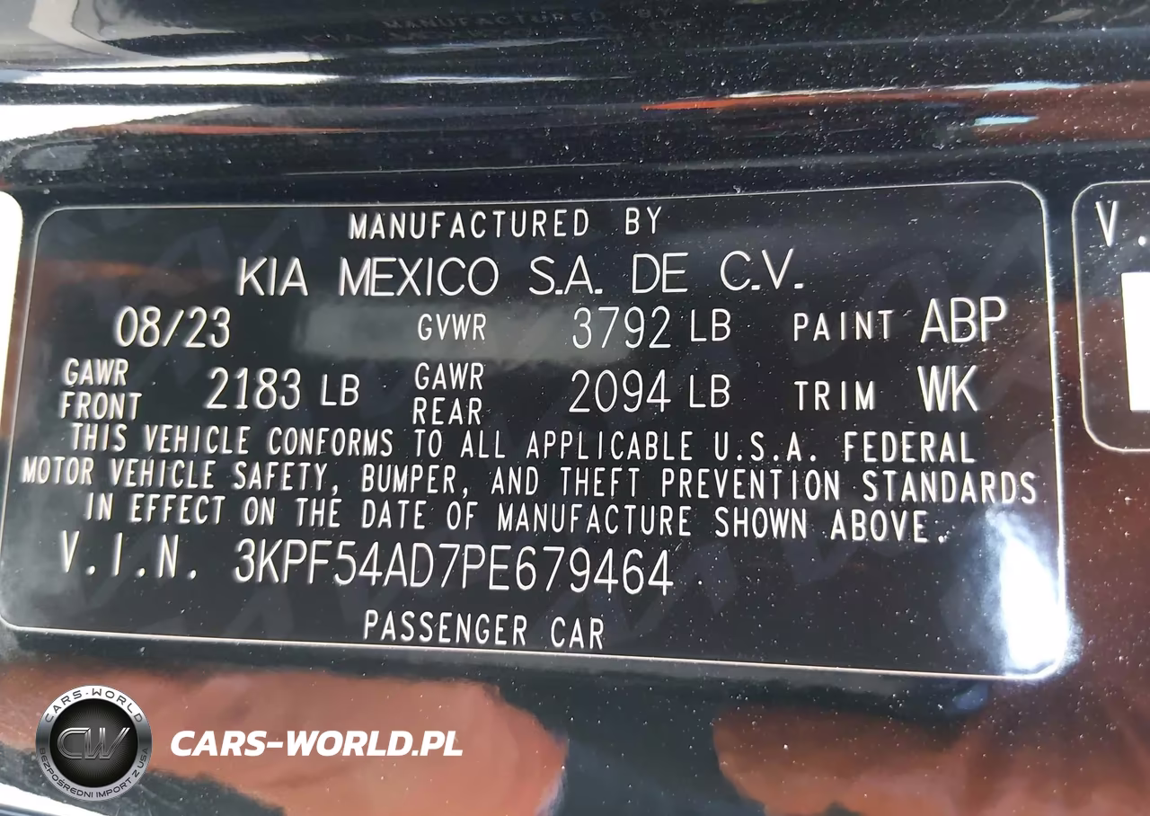 2023 Kia Forte Gt-Line VIN:3KPF54AD7PE679464 - 9