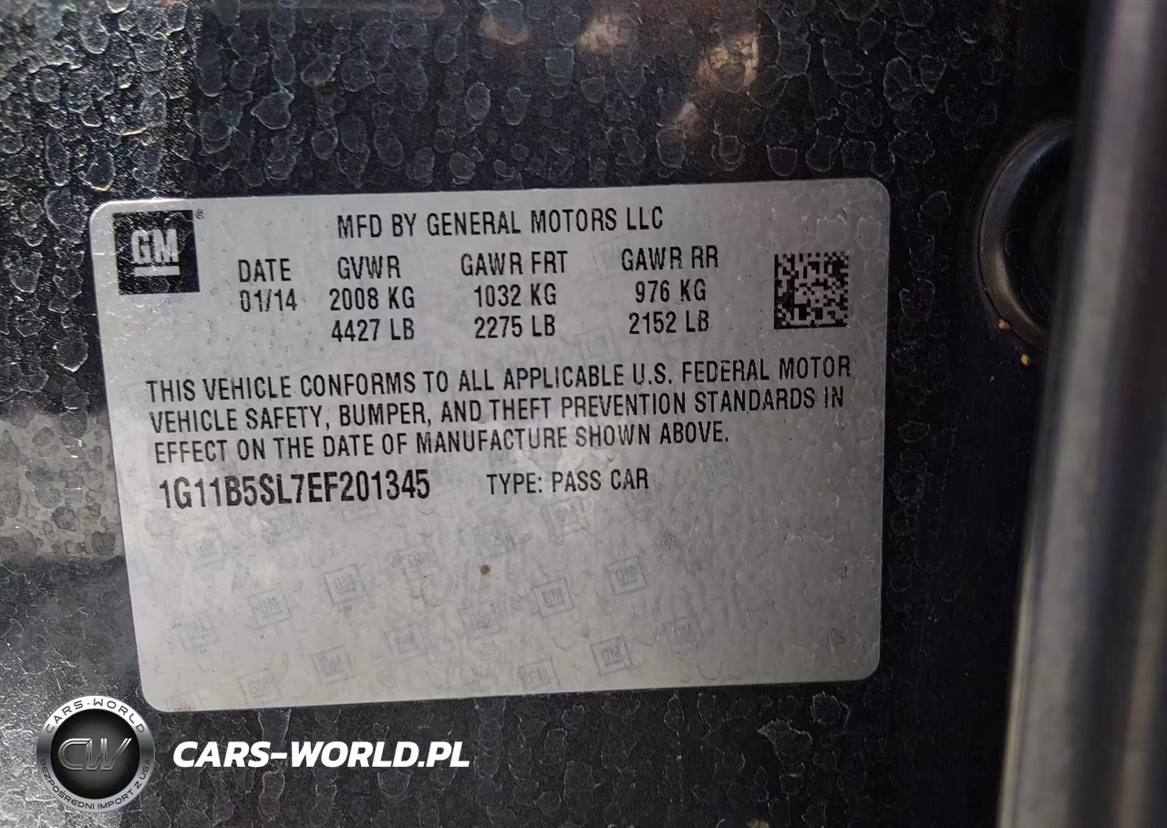 2014 Chevrolet Malibu 1Ls VIN:1G11B5SL7EF201345 - 9