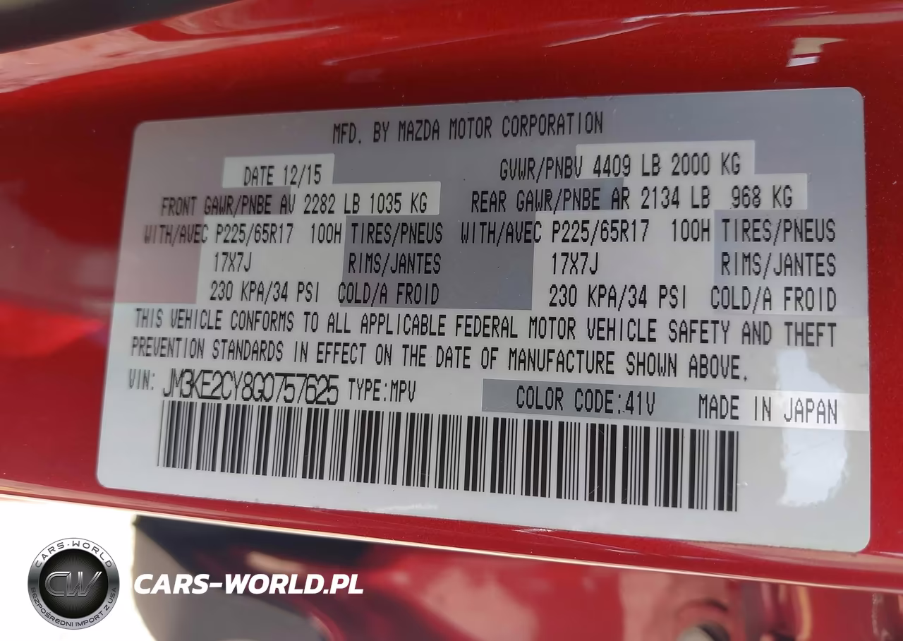 2016 Mazda Cx-5 Touring VIN:JM3KE2CY8G0757625 - 9