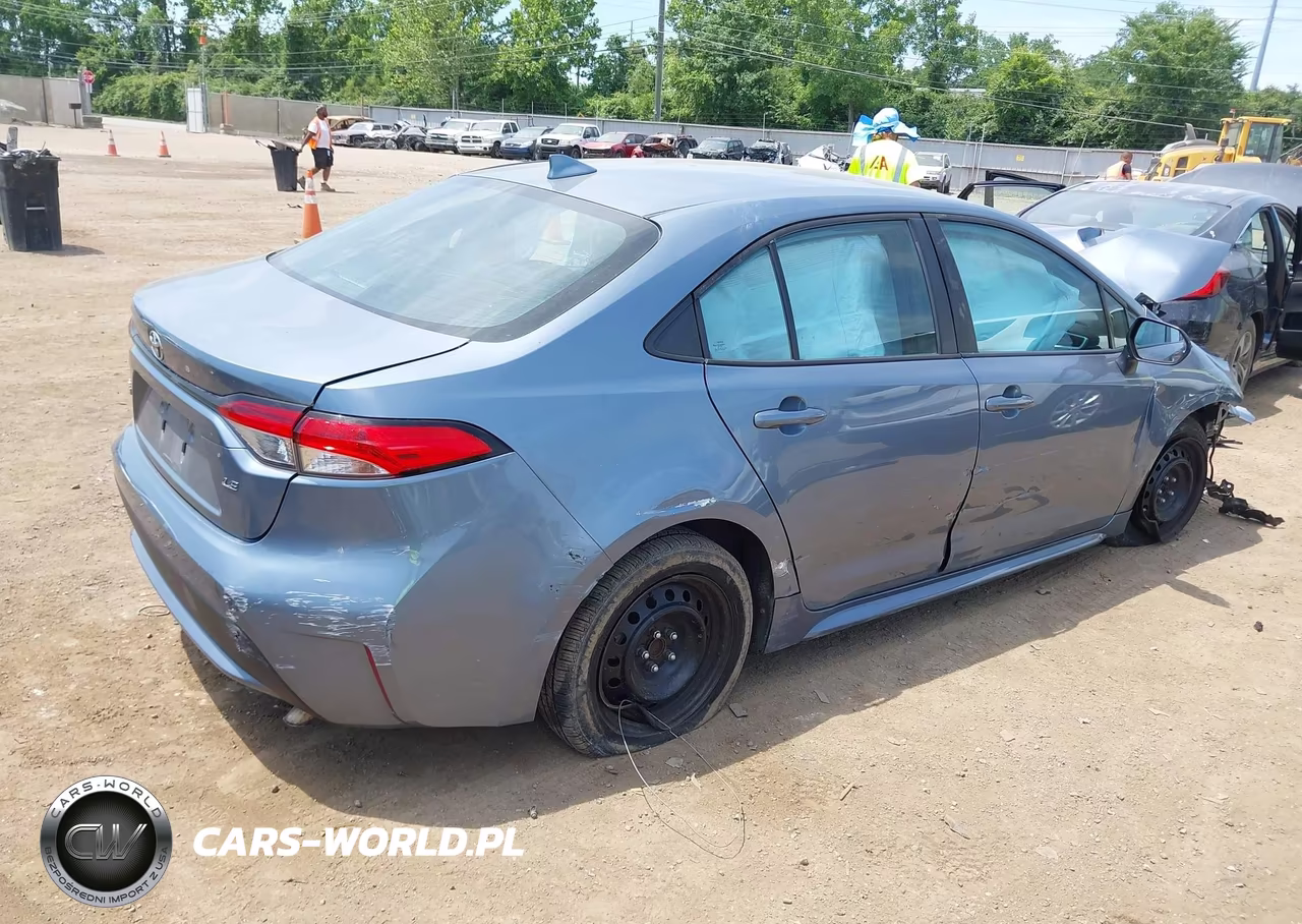 2021 Toyota Corolla Le VIN:5YFEPMAE7MP203823 - 4