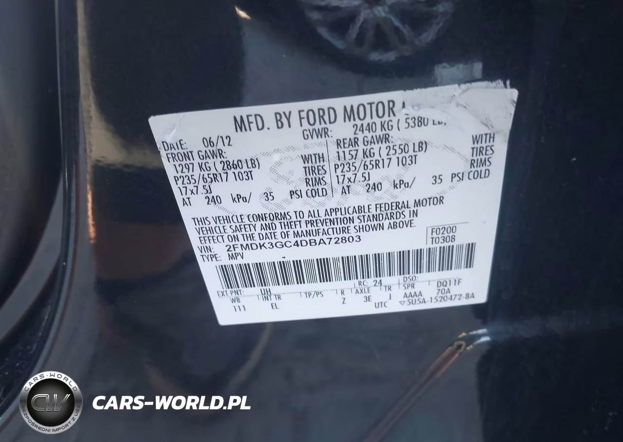 2013 Ford Edge Se VIN:2FMDK3GC4DBA72803 - 9