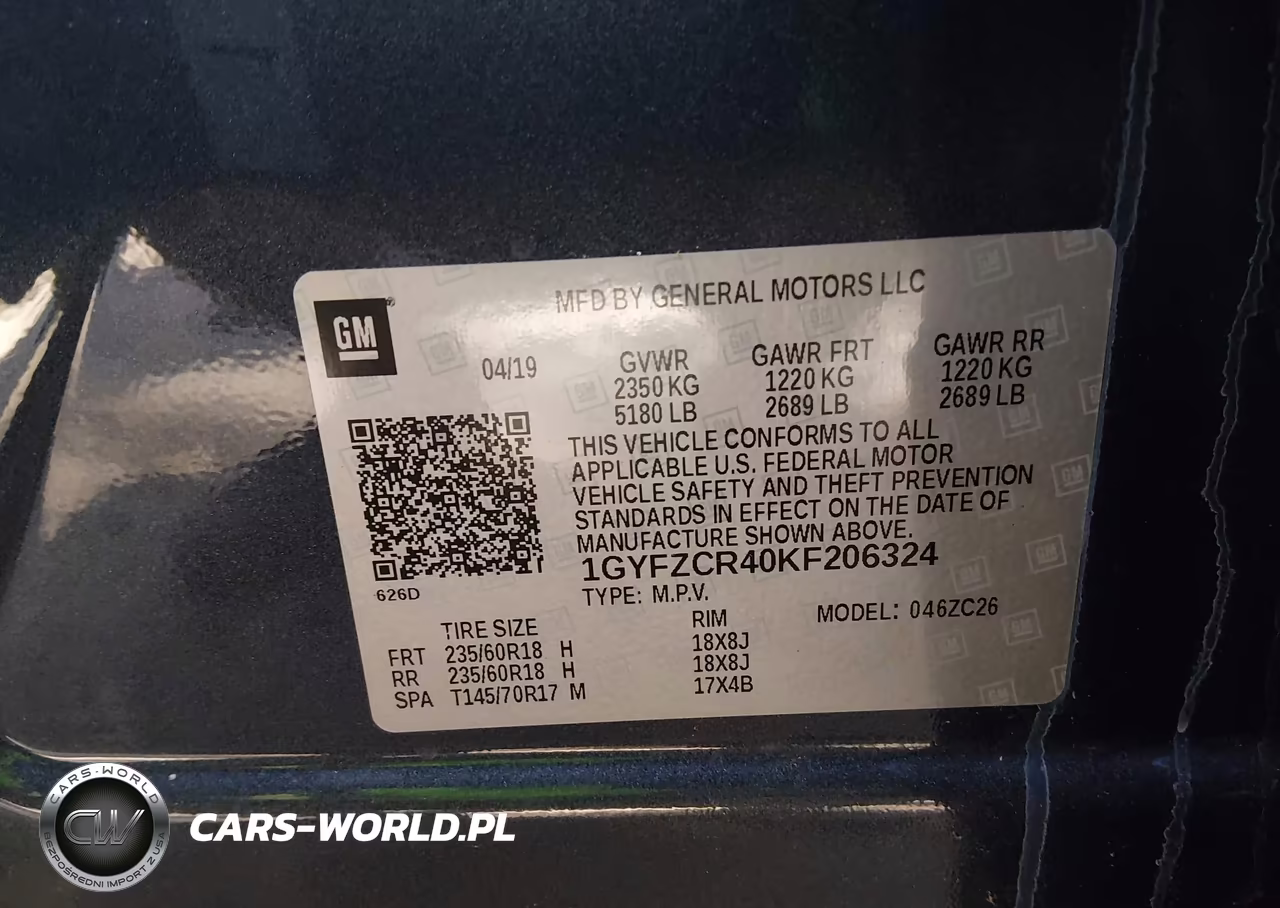 2019 Cadillac Xt4 Premium Luxury VIN:1GYFZCR40KF206324 - 9