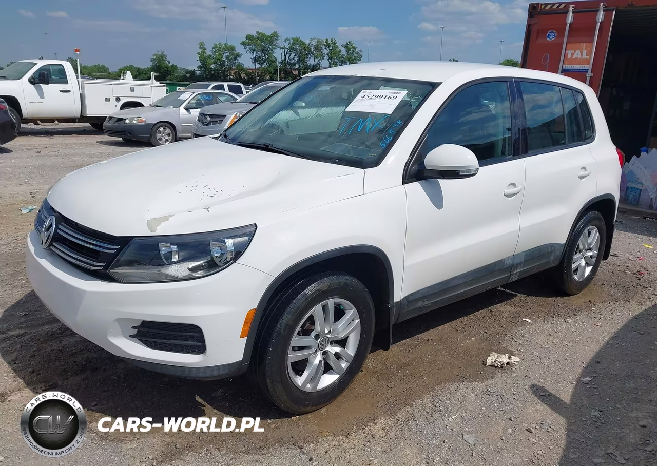 2013 Volkswagen Tiguan S VIN:WVGAV3AX6DW566598 - 2