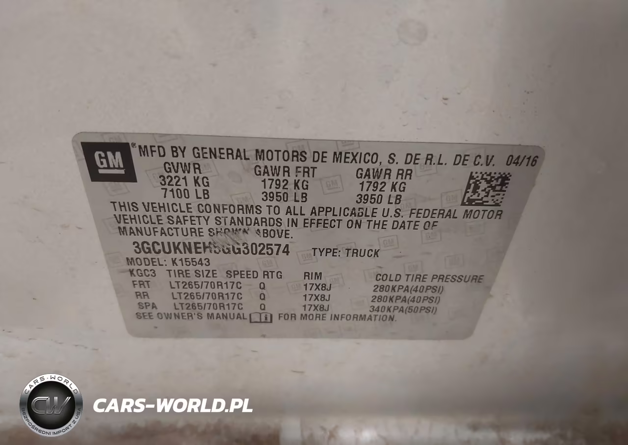 2016 Chevrolet Silverado 1500 Wt VIN:3GCUKNEH5GG302574 - 9